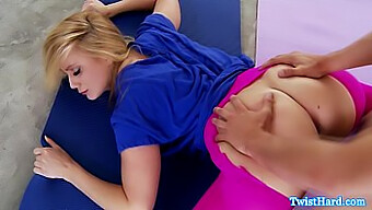 Blondă Babe Aj Applegate Face Deepthroating În Pov