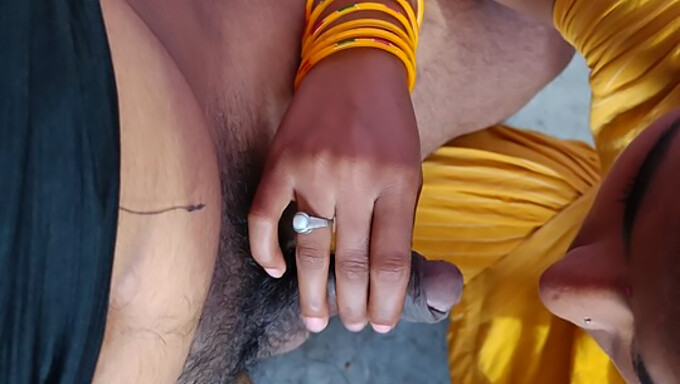 Small Tits Indian Girl Gives A Close-Up Blowjob On Camera