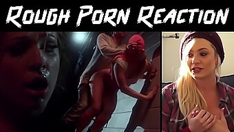 Dievčatá Reagujú Na Drsný Sex V Hd Videu Na Honestpornreactions