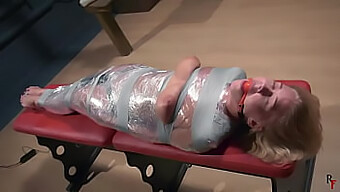 Magic Wand Mummification Leads To Multiple Orgasms In This Bondage Video